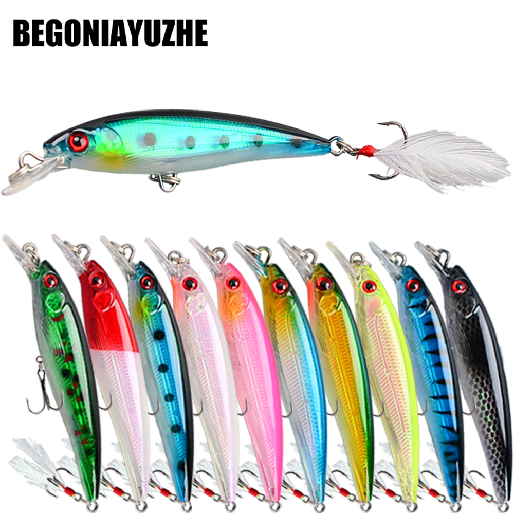 Fishing Hook Treble - 10 adet Biyonik Minnow Balıkçılık Yemi