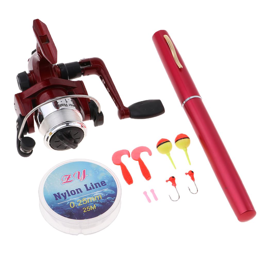 Fishing Hook Jig - Mini Taşınabilir Cep Balıkçılık Kalem Olta