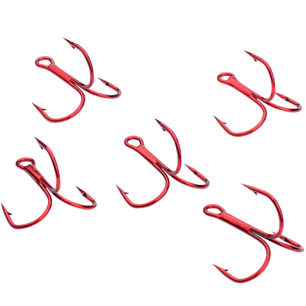 20 adet/grup Kırmızı 2/4/6/8/1 - Fishing Hook Treble incelemesi ve fiyatı