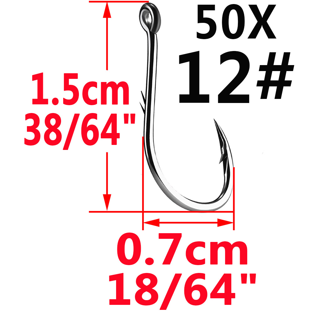 50 adet Iseama daire sazan göz - Fishing Hook Assortment incelemesi ve fiyatı