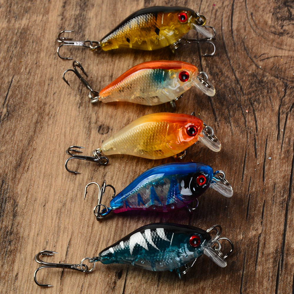 5 adet Yüzen Crankbait Yem Bal - Fishing Hook Treble incelemesi ve fiyatı
